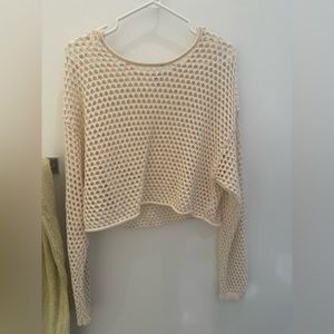 mesh beige top